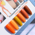 Esmalte de uñas en gel color calabaza 6 colores 15 ml